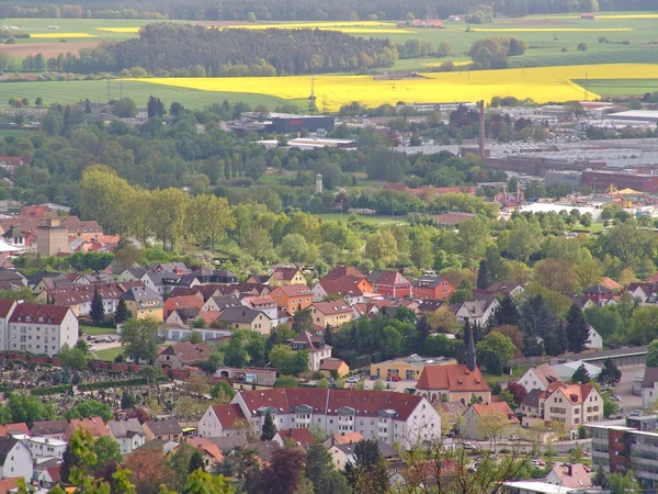 Amberg Egy Bajor Város — Stock Fotó