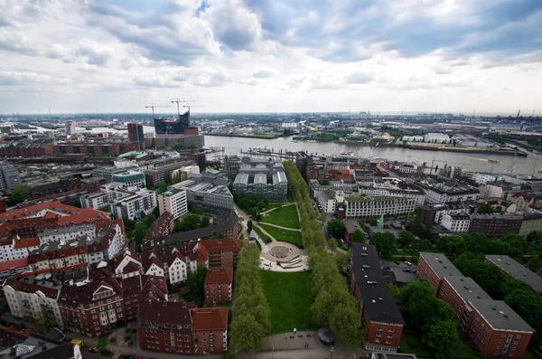 Hamburgo Cidade Portuária Norte Alemanha — Fotografia de Stock