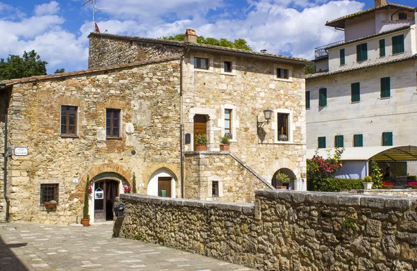 Stare Łaźnie Termalne Średniowiecznym Miasteczku Bagno Vignoni Toskania — Zdjęcie stockowe