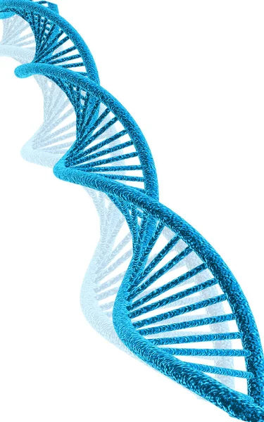 Digital Illustration Dna Structure Colour Background — Stock Photo, Image