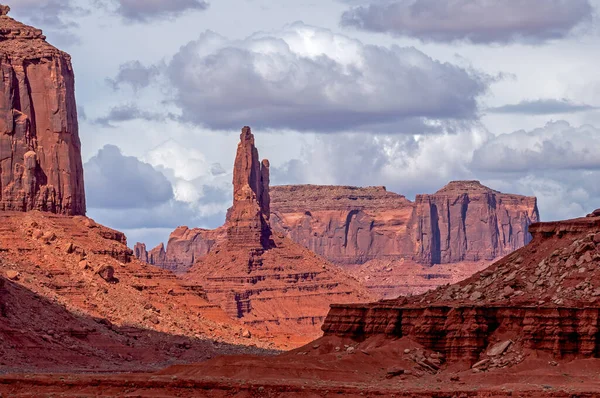 Monumento Valle Paisaje Rojo Arizona Turismo — Foto de Stock
