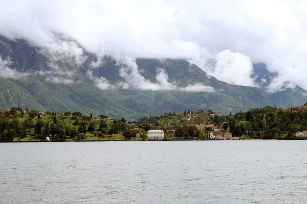 Widok Willę Melzi Bellagio Nad Jeziorem Como Włochy — Zdjęcie stockowe