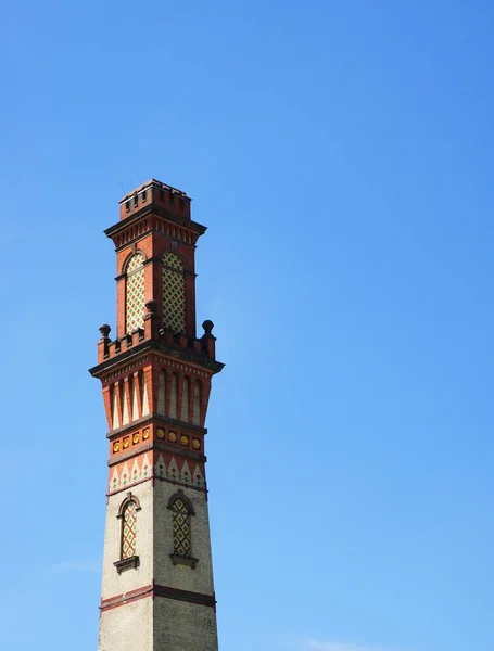 Chimenea Una Antigua Central Térmica — Foto de Stock