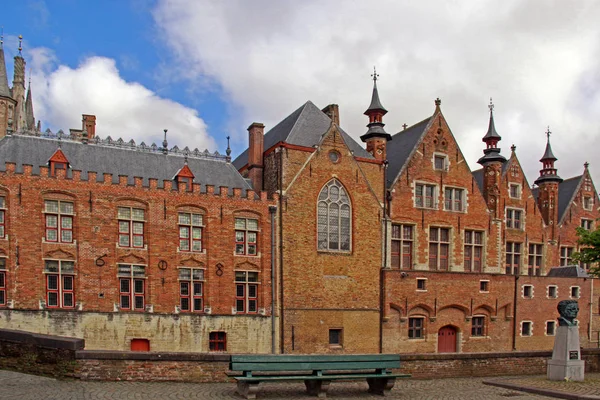 Steenhouwersdijk Bruges — Fotografia de Stock