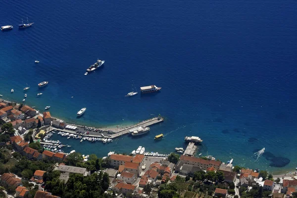 Пристань Бол Воздуха Острове Брач Хорватия — стоковое фото