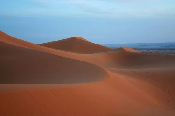 Vue Panoramique Des Dunes Mise Point Sélective — Photo