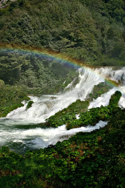 Beautiful Waterfall Nature Background — Stock Photo, Image