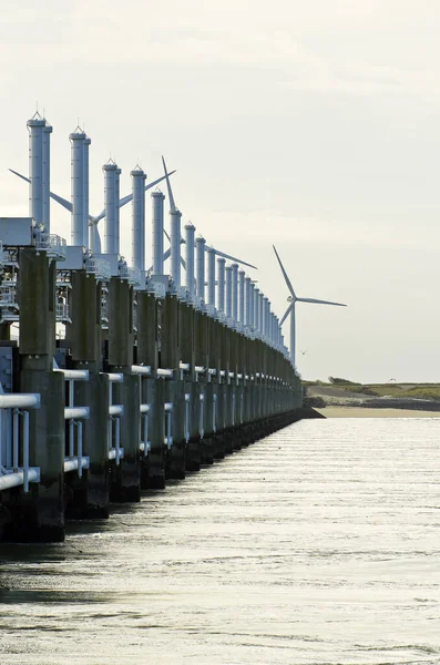 Tidal Power Plant Neeltje Jans Zeeland — Stock Photo, Image