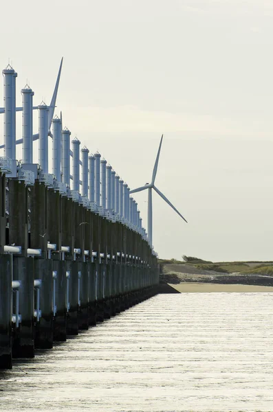 Tidal Power Plant Neeltje Jans Zeeland — Stock Photo, Image