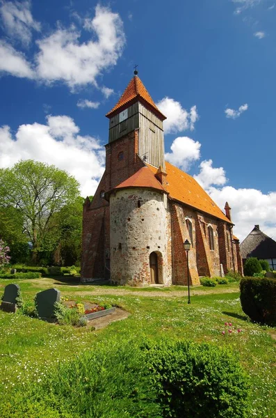 Vue Panoramique Vieille Église — Photo