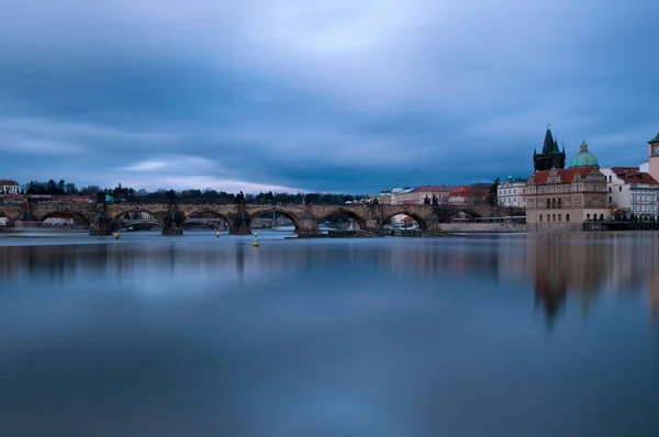 Charles Bridge Esélytelen — Stock Fotó