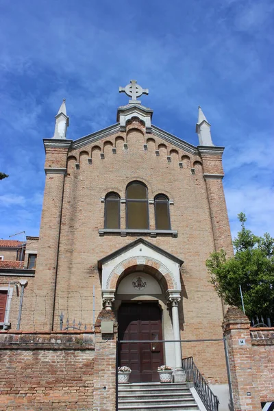 Pequena Igreja Lido Venezia — Fotografia de Stock