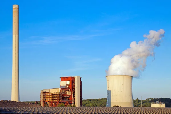 Erőmű Erőmű Energiatermelés — Stock Fotó