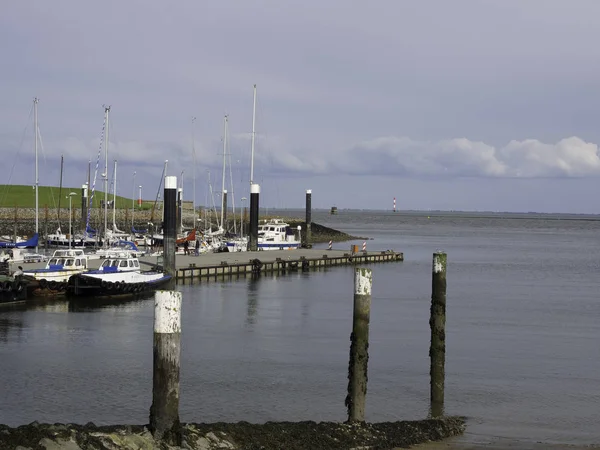 Vista Jadeweserport Wilhelmshaven — Foto Stock