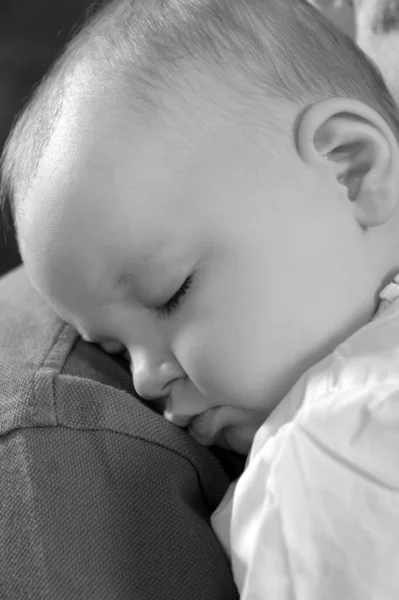 Closeup Portrait Cute Baby — Stock Photo, Image