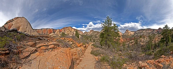 Caminata Borde Oeste Parque Nacional Zion — Foto de Stock