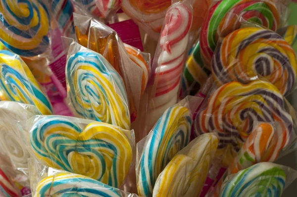 Bonbons Colorés Sur Marché — Photo