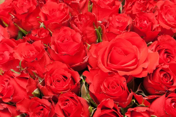 Buquê Rosas Vermelhas Para Fundo Minério Presente Romântico — Fotografia de Stock