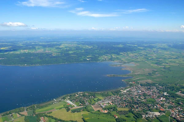 Prohlídka Vrtulníku Nad Bavorskem — Stock fotografie