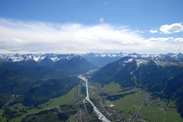 Alpen Uit Lucht — Stockfoto