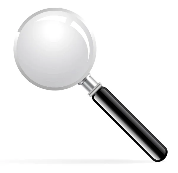 Realistic Magnifying Glass Icon Mesh Tool Userd — Stock Photo, Image