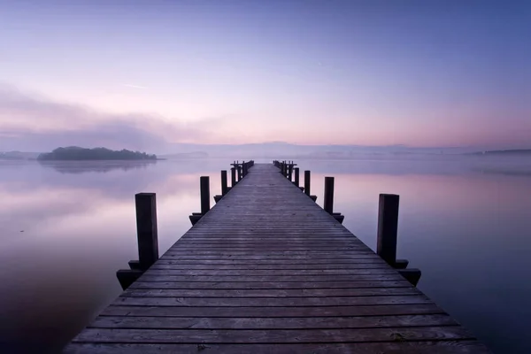 Manhã Lago — Fotografia de Stock