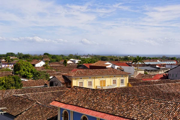 Vista Sobre Los Tejados Granada Nicaragua Vista Sobre Los Tejados — Foto de Stock