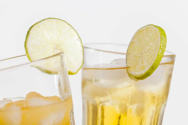Forfriskende Kjølig Sommerdrikke Hjemmelaget Saft Appelsinjuice – stockfoto