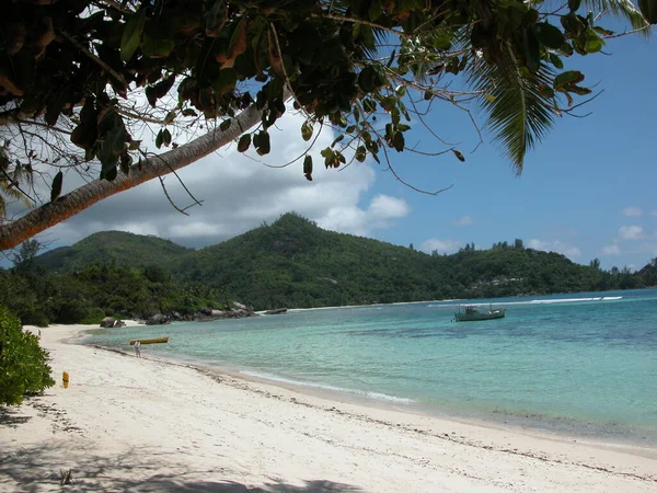 Spiaggia Appartata Seychelles Seychelles — Foto Stock