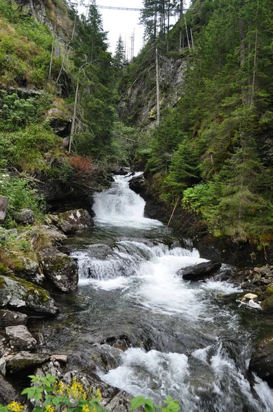 Vue Panoramique Sur Magnifique Paysage Alpin — Photo