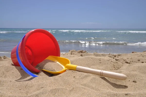 Игрушка Пляже — стоковое фото