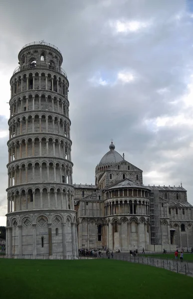 Наклонная Башня Пизе Тоскане Италии — стоковое фото