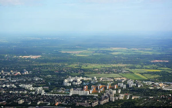 Luftaufnahme Aus Dem Flugzeug — Stockfoto