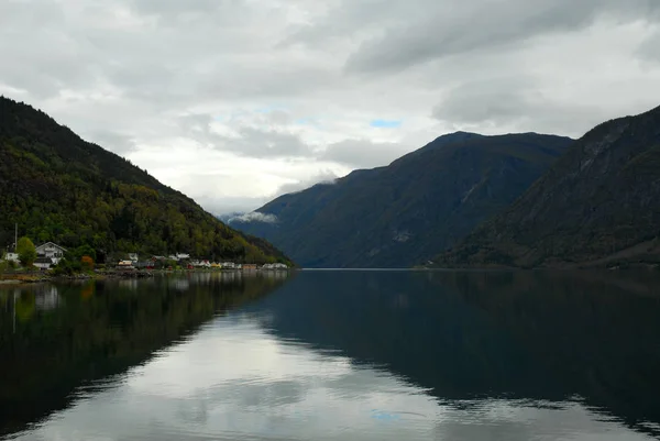 Noorwegen Natuur Landschap Achtergrond — Stockfoto