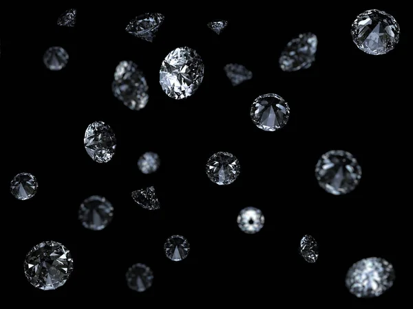 Drahokamy Drahokam Drahokam Diamant — Stock fotografie