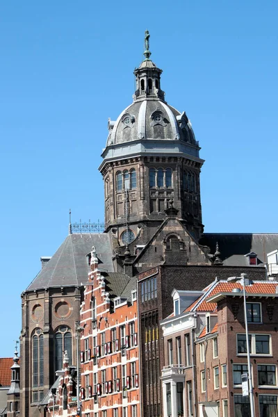 Raffinerie Pétrole Dans Port Amsterdam — Photo