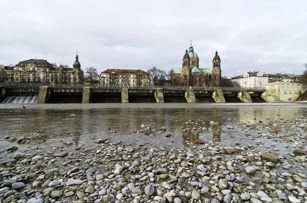 Lukas Templom Münchenben Részletes Képekkel — Stock Fotó