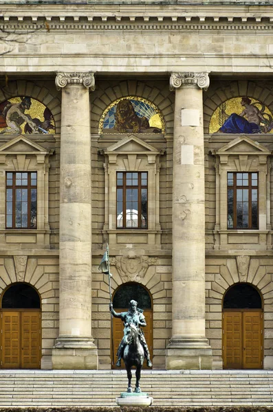 Detailní Zobrazení Domů Mnichově — Stock fotografie