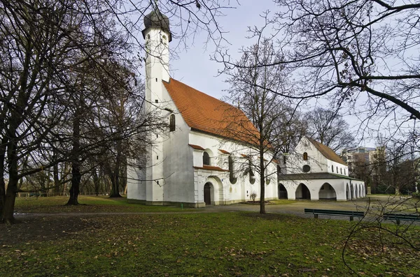 Igreja São Nikolai Gasteig Munique — Fotografia de Stock