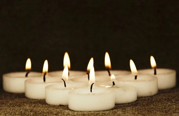 一群蜡烛 — 图库照片