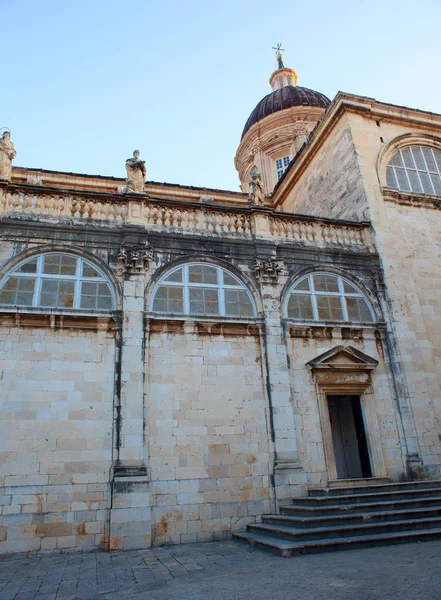 Vista Catedral Asunción Dubrovnik — Foto de Stock