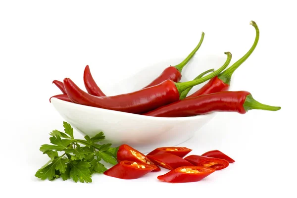 Spicy Red Chili Peppers Stock Picture
