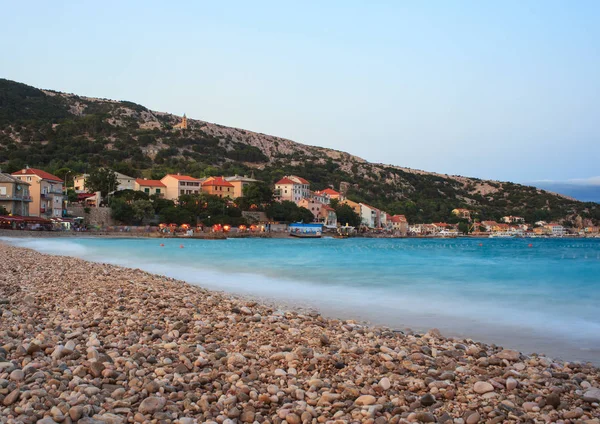 Vista Baska Isla Krk Dalmacia Croacia —  Fotos de Stock