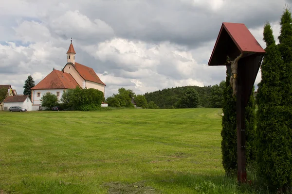 Vacker Utsikt Över Gamla Kyrkan — Stockfoto