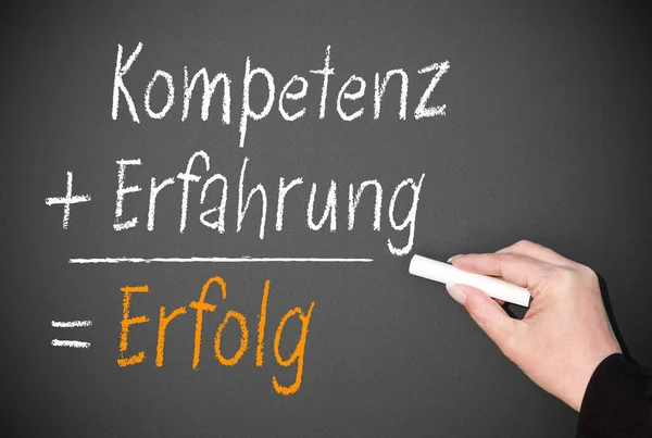 Das Erfolgsrezept — Stockfoto