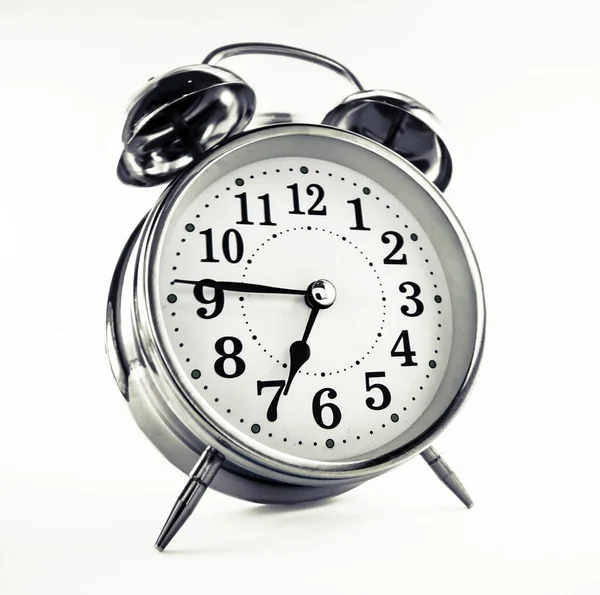 Alarm Clock Isolated White Background — Stock Photo, Image