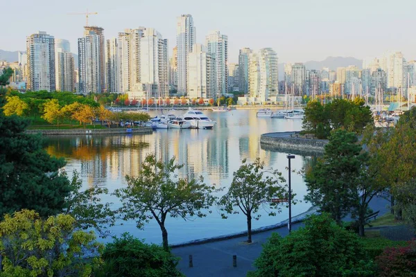 Городской Пейзаж Ванкувера Канада Британская Колумбия — стоковое фото
