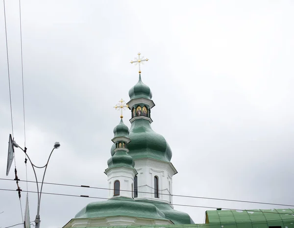 Vista Mosteiro Pechersk Lavra Kiev Ucrânia — Fotografia de Stock