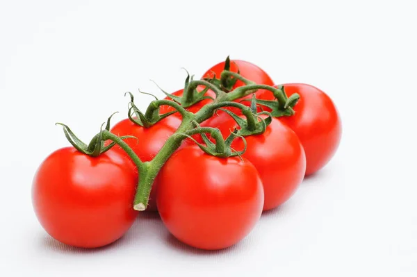 Pomodori Maturi Rossi Vicino — Foto Stock