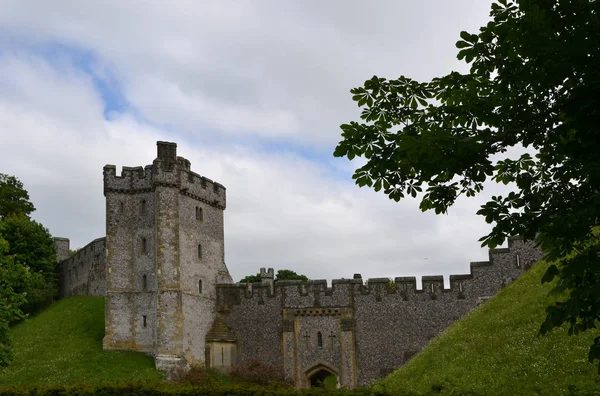 Scenic View Majestic Medieval Castle Architecture — Stock Photo, Image